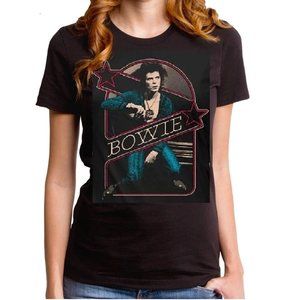 Davie Bowie Ziggy Stardust glam pop rock Official T-Shirt L NWT